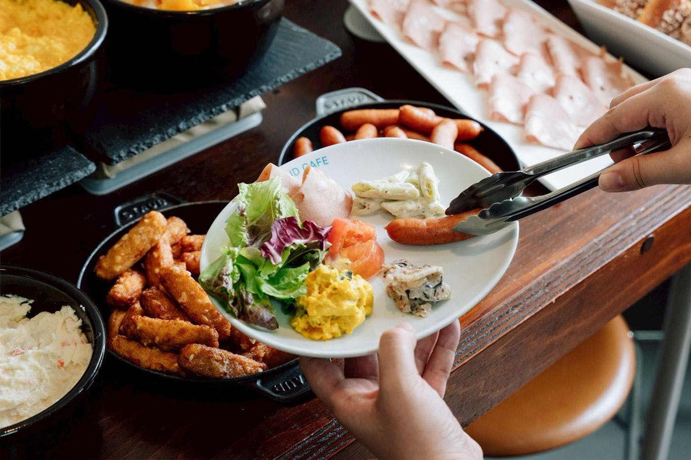 ภาพตัวอย่างบุฟเฟต์อาหารเช้า