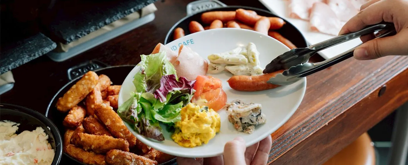 ภาพตัวอย่างบุฟเฟต์อาหารเช้า