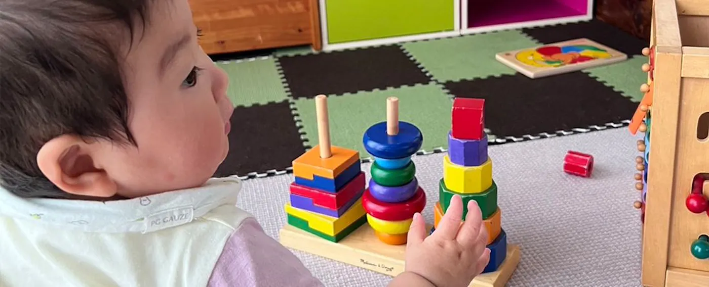 ภาพตัวอย่างของเล่นสำหรับทารก