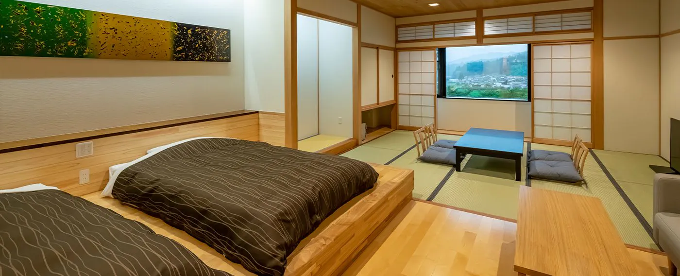 ห้องพักสไตล์ญี่ปุ่นและตะวันตกที่ปรับปรุงใหม่