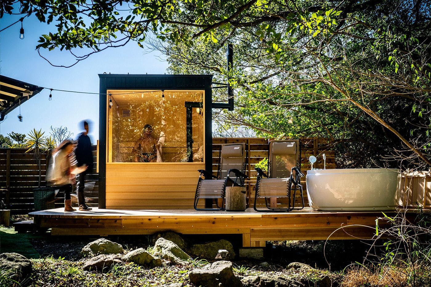 ภายนอกซาวน่า