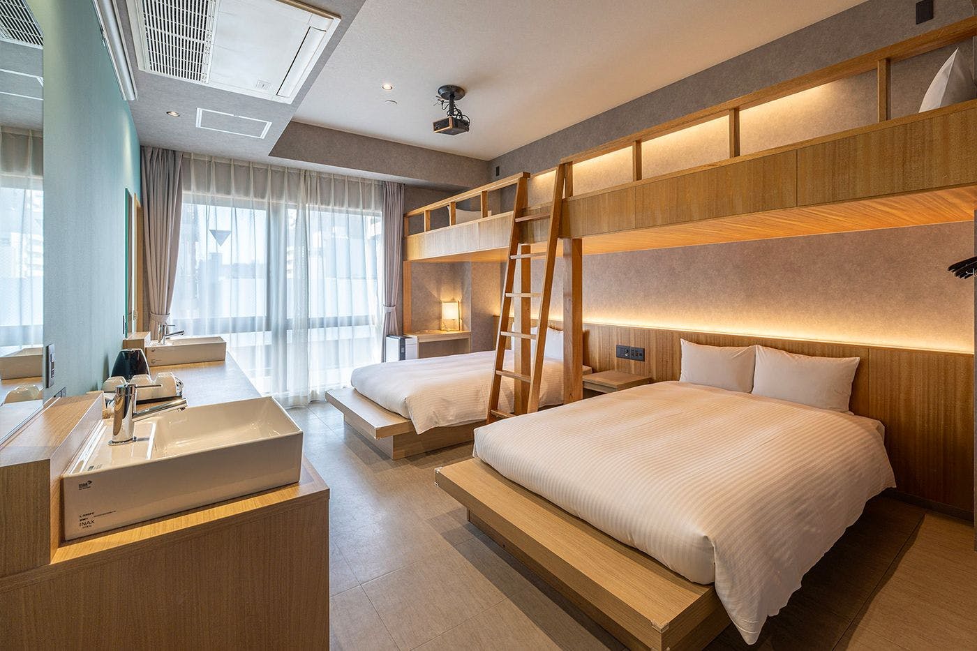 ห้องนอนเตียงสองชั้น