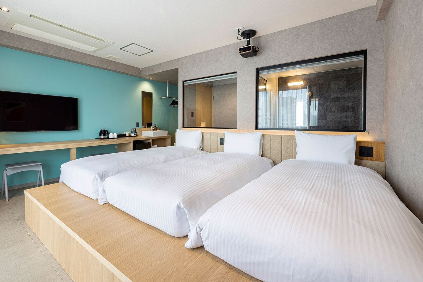 ห้องพักแบบสามเตียง