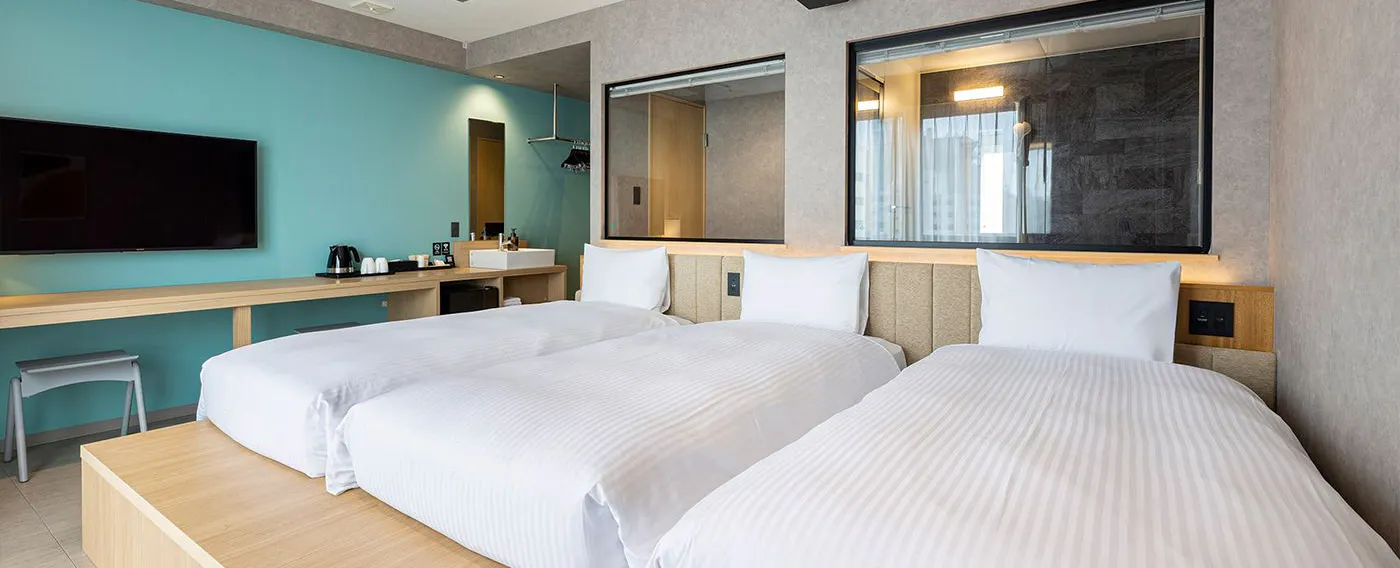 ห้องพักแบบสามเตียง