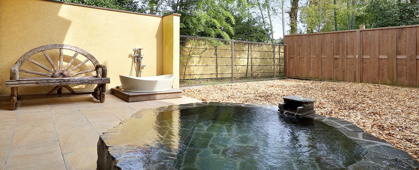 전용 노천탕 예시