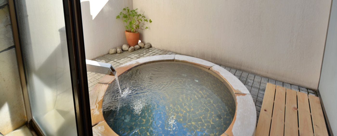 전용 노천탕 예시