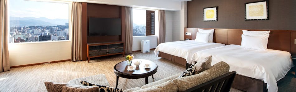 フィットネス無料付 広島のベッド幅160cm のお部屋 バリアフリーの 客室 アメニティの評価が高いホテル 旅館 宿泊予約は 一休 Com