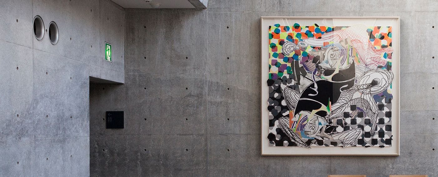 弗兰克·斯特拉（Frank Stella）作品：《鲸的瞭望》／出自《白鲸》