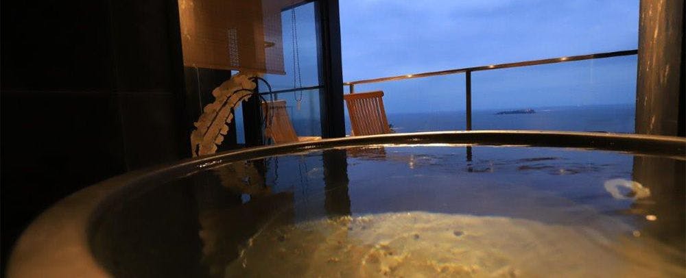 本館「華」客室露天風呂