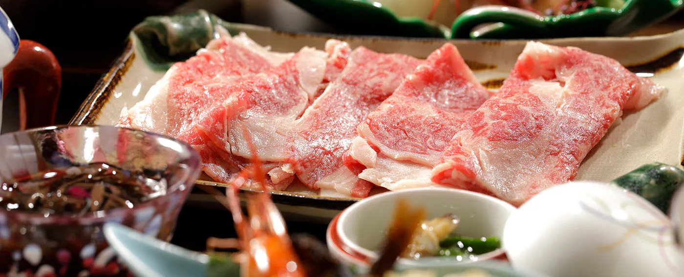 【Peningkatan: Hidangan Omi Beef】Hidangan menggunakan daging lembu jenama tempatan, Omi Beef +3,000 yen (tidak termasuk cukai)