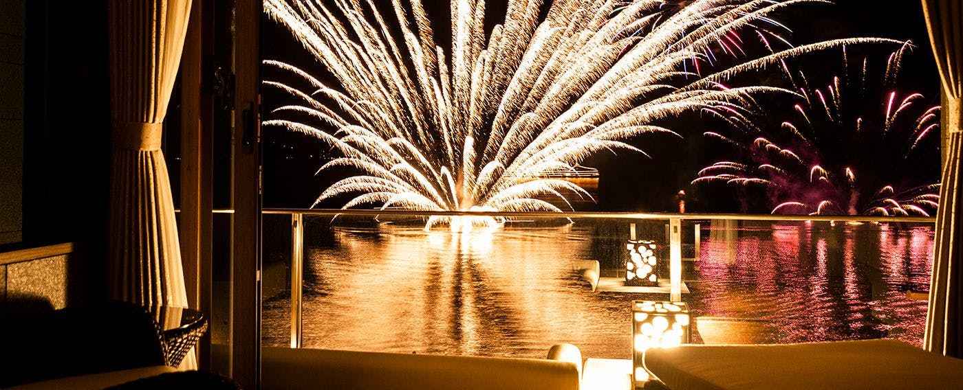 Ví dụ về cảnh quan nhìn từ phòng khách.