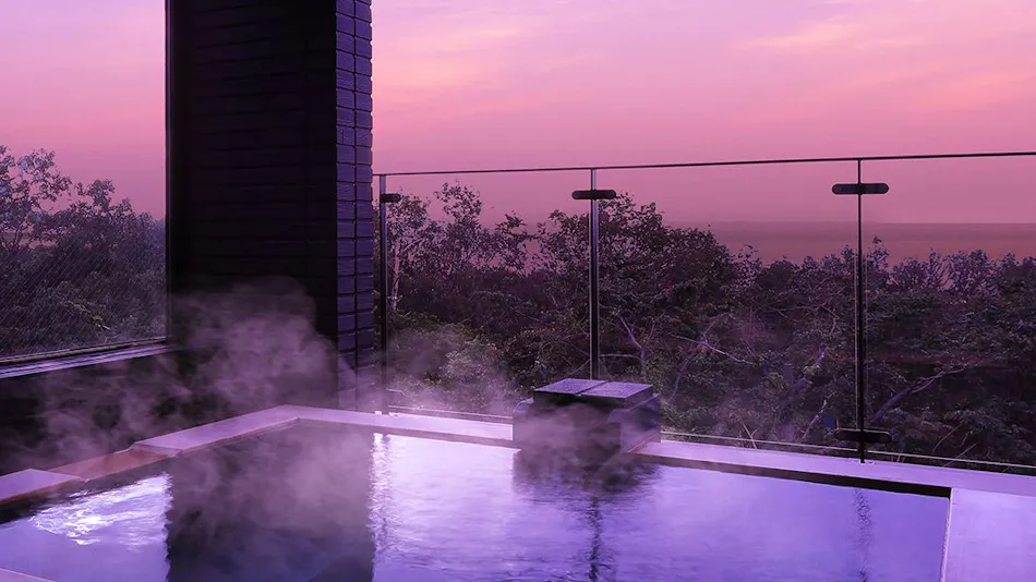 Izu Kogen Onsen Lucy Kiki: Enjoy In-Room Dining with Open-Air Bath