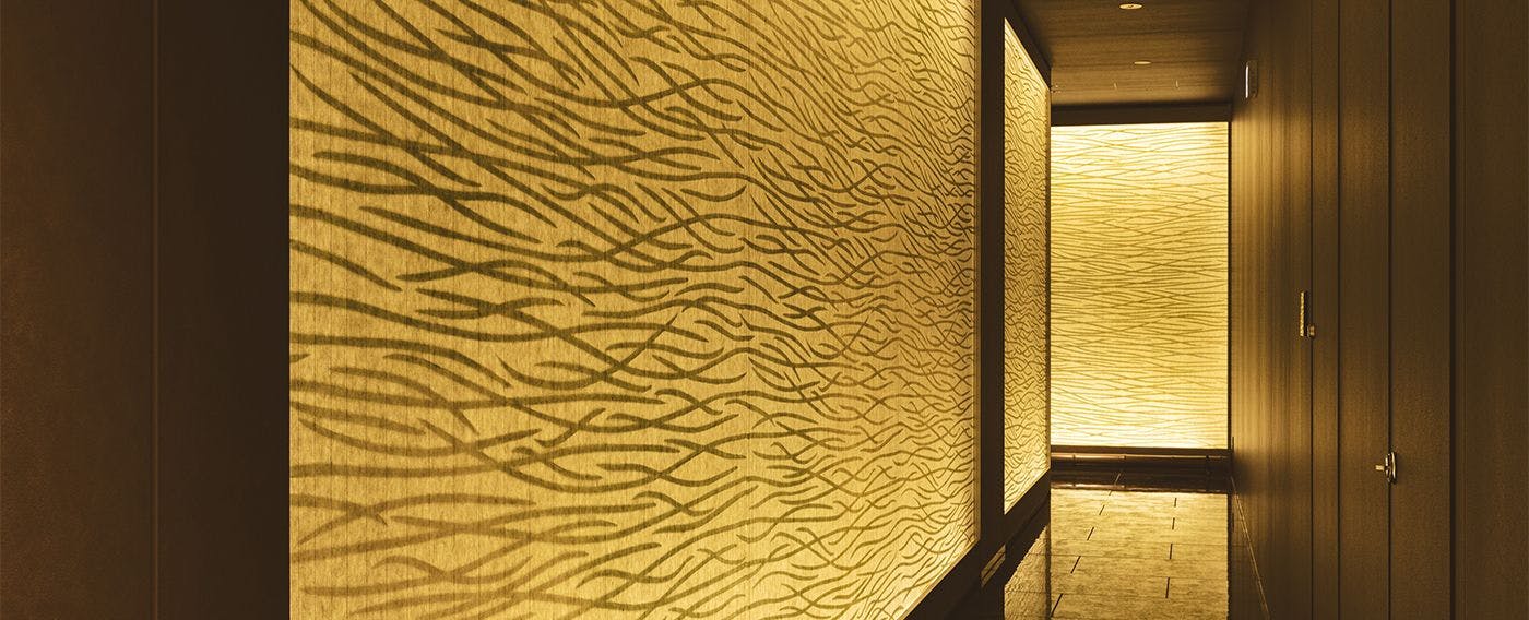 ทางเดินที่ได้รับแรงบันดาลใจจากทุ่งหญ้าทะเล "เปลแห่งท้องทะเล"