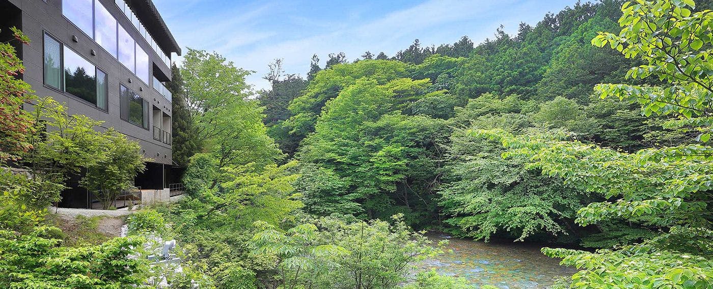 叶KANOUYA四万温泉 外観