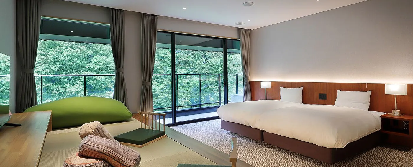 客室露天風呂付のお部屋