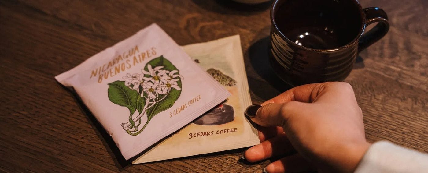 アメニティ一例　コーヒー