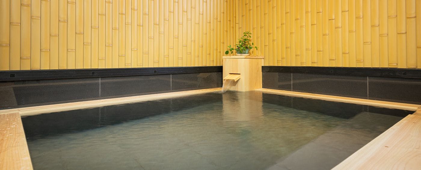 가족탕 히노키 온천.