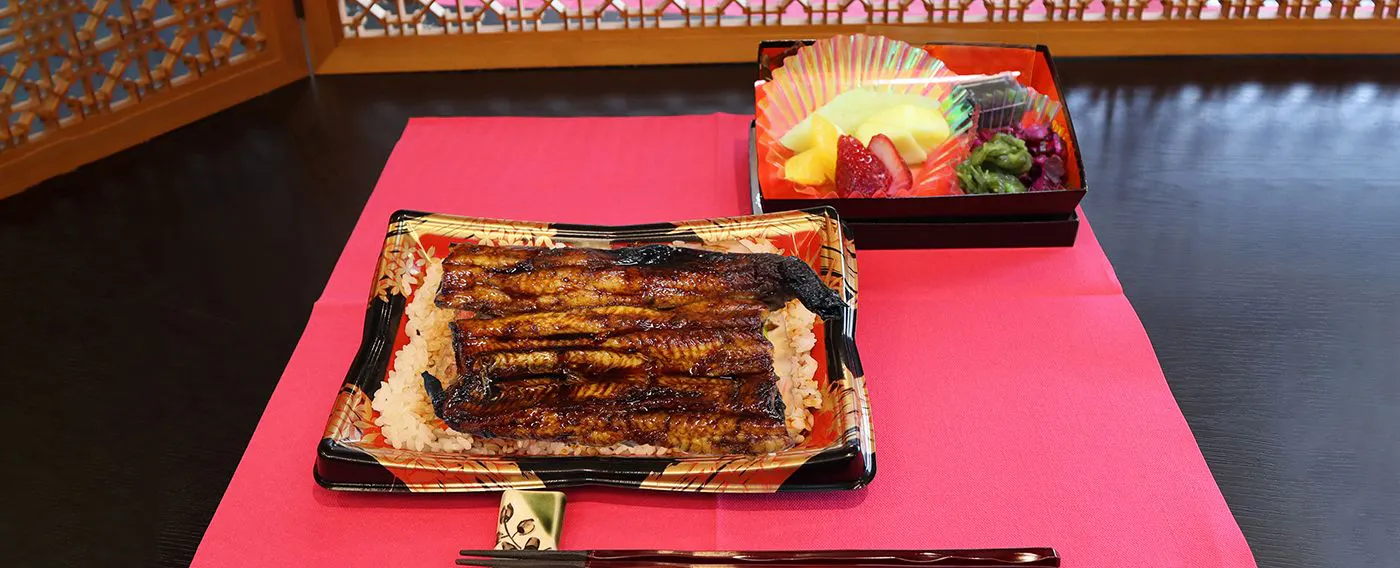 【เพลิดเพลินกับข้าวหน้าปลาไหลญี่ปุ่น】แผนที่พักพร้อมข้าวกล่องปลาไหล