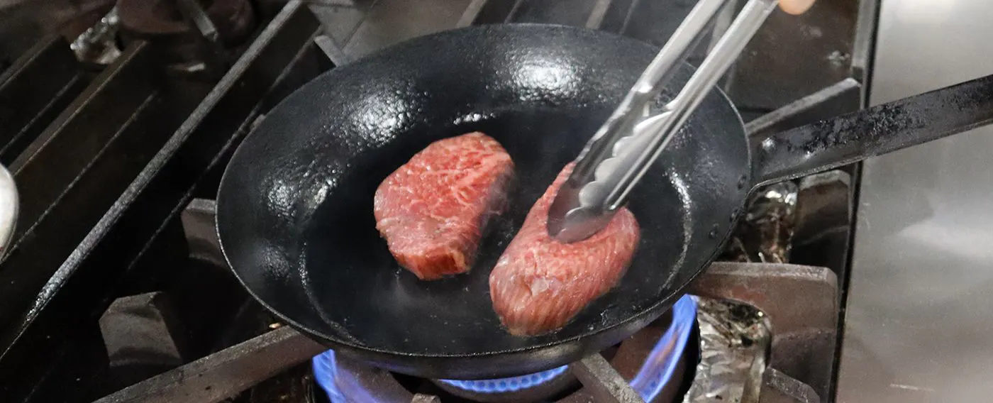 สเต็กเนื้อยูริจากวัวดำญี่ปุ่นพันธุ์ดี จังหวัดอาคิตะ