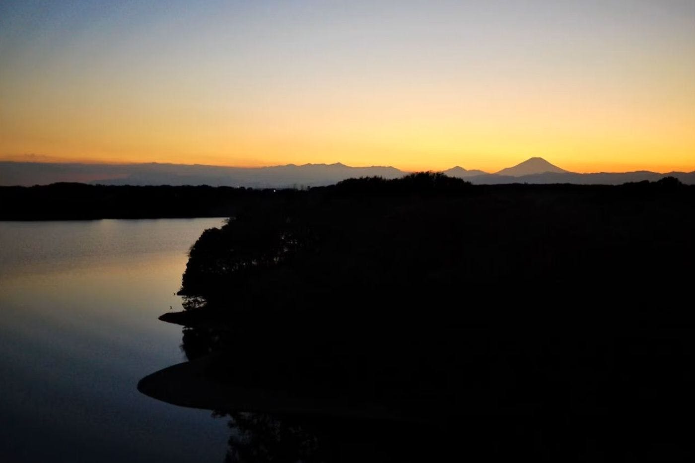주변 경치 저녁 시간