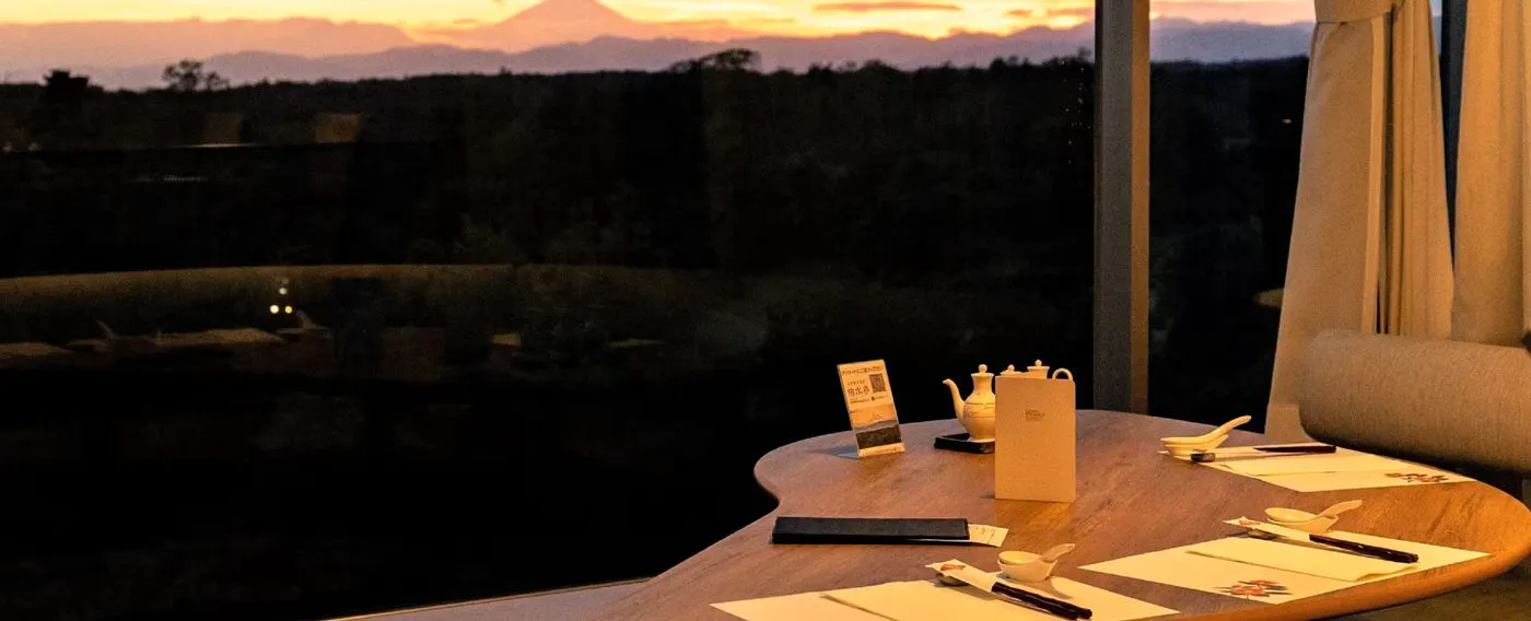 레스토랑 - 석양 풍경