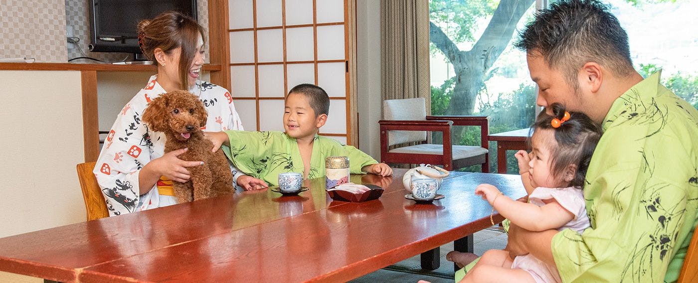 Bilik gaya Jepun khas untuk haiwan peliharaan