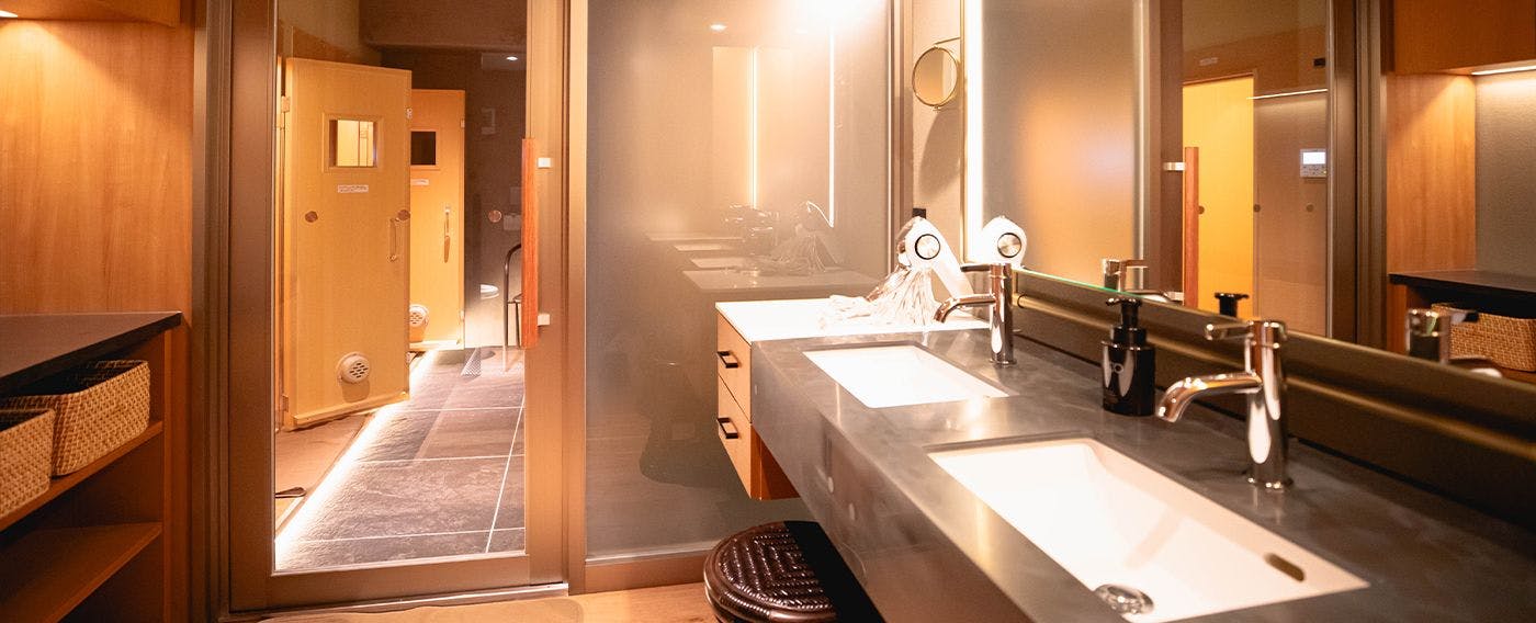 พื้นที่ล้างหน้าและเปลี่ยนเสื้อผ้า