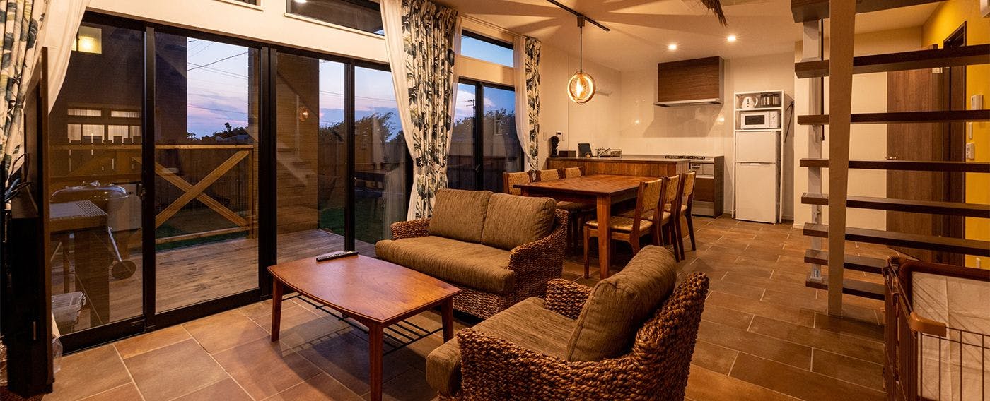 พื้นที่ภายในที่มีภาพลักษณ์ของเกาะฮาวาย