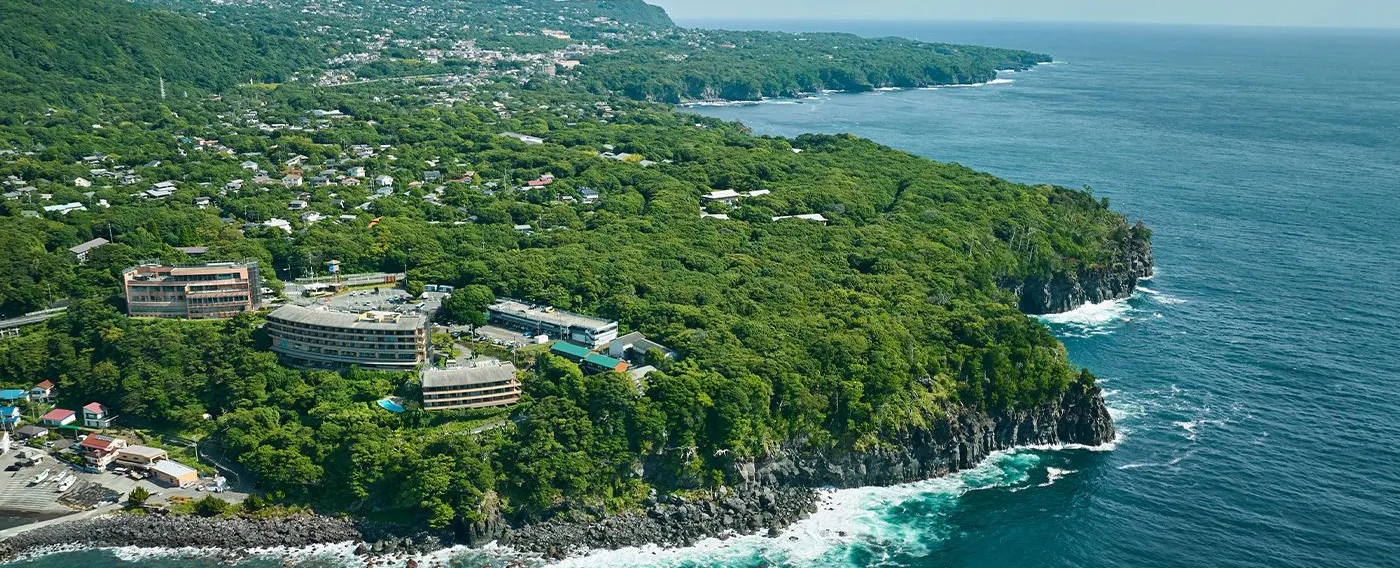 วิวภายนอกของที่พัก