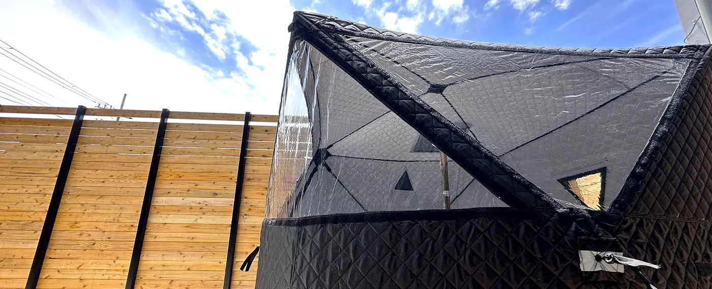 ซาวน่าเต็นท์ส่วนตัว