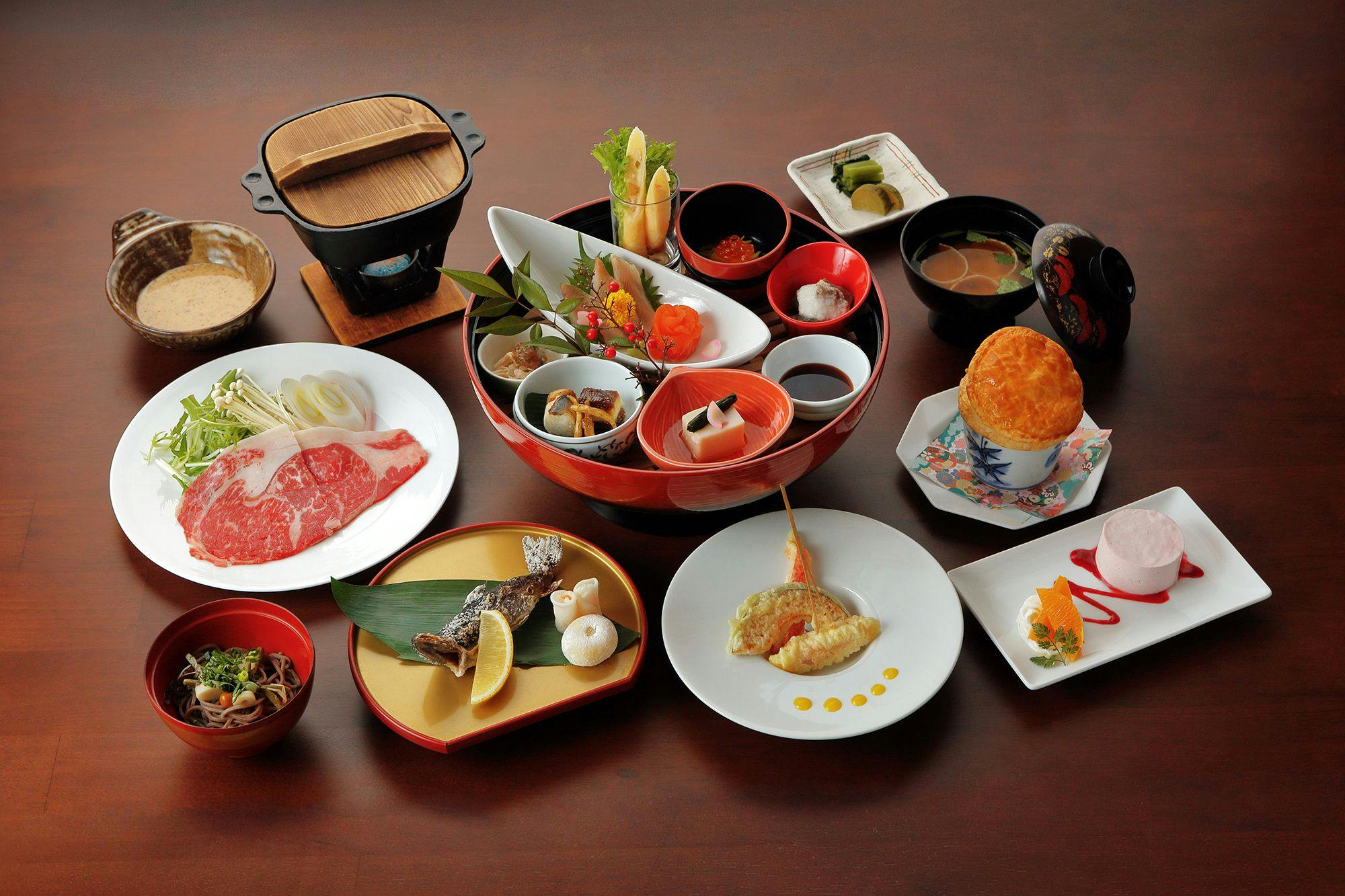 ภาพตัวอย่างอาหารในห้องพัก