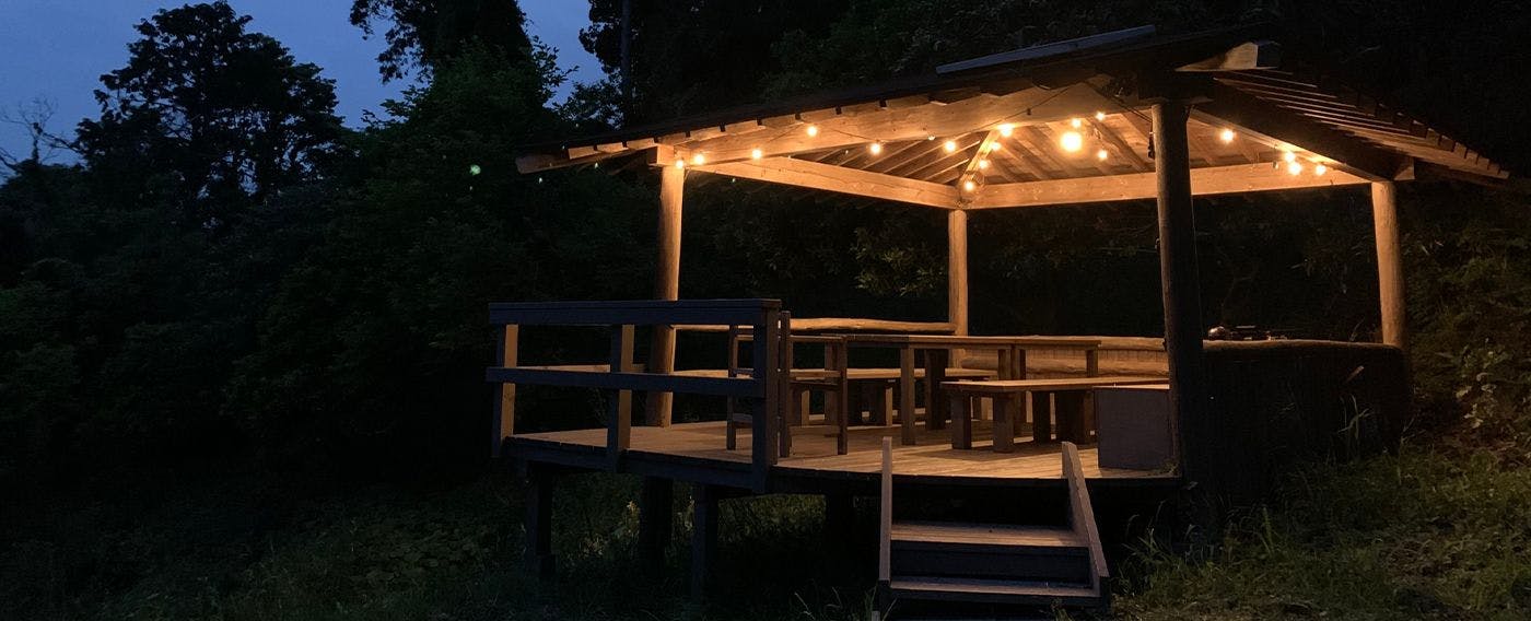 มุมบาร์บีคิวกลางแจ้ง