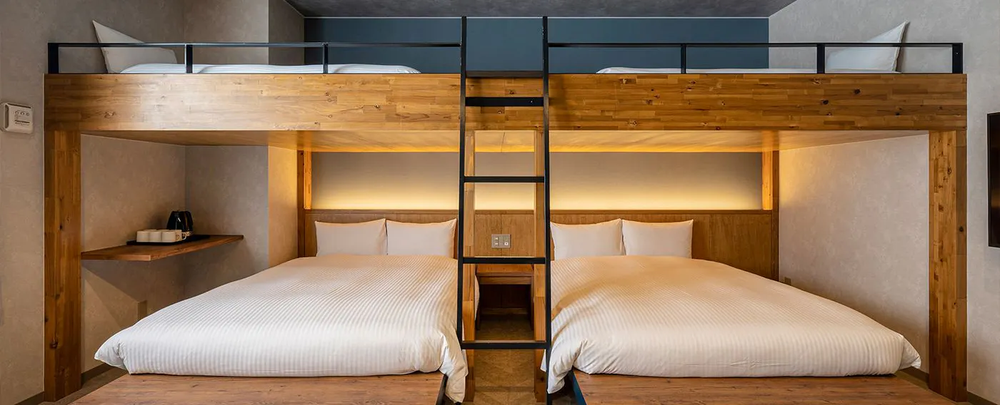 ห้องพักแบบเตียงสองชั้น