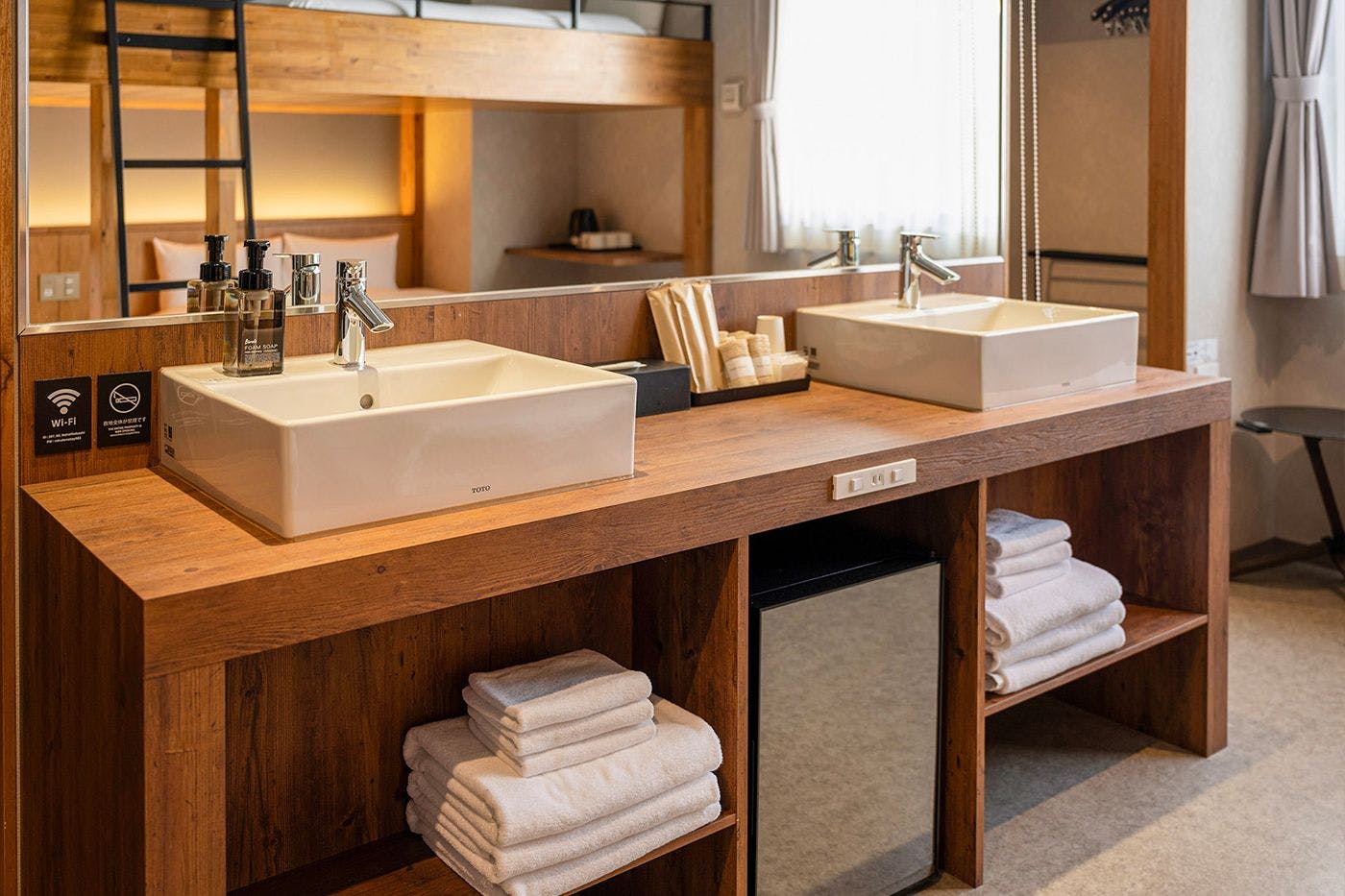 ห้องพักแบบเตียงสองชั้น