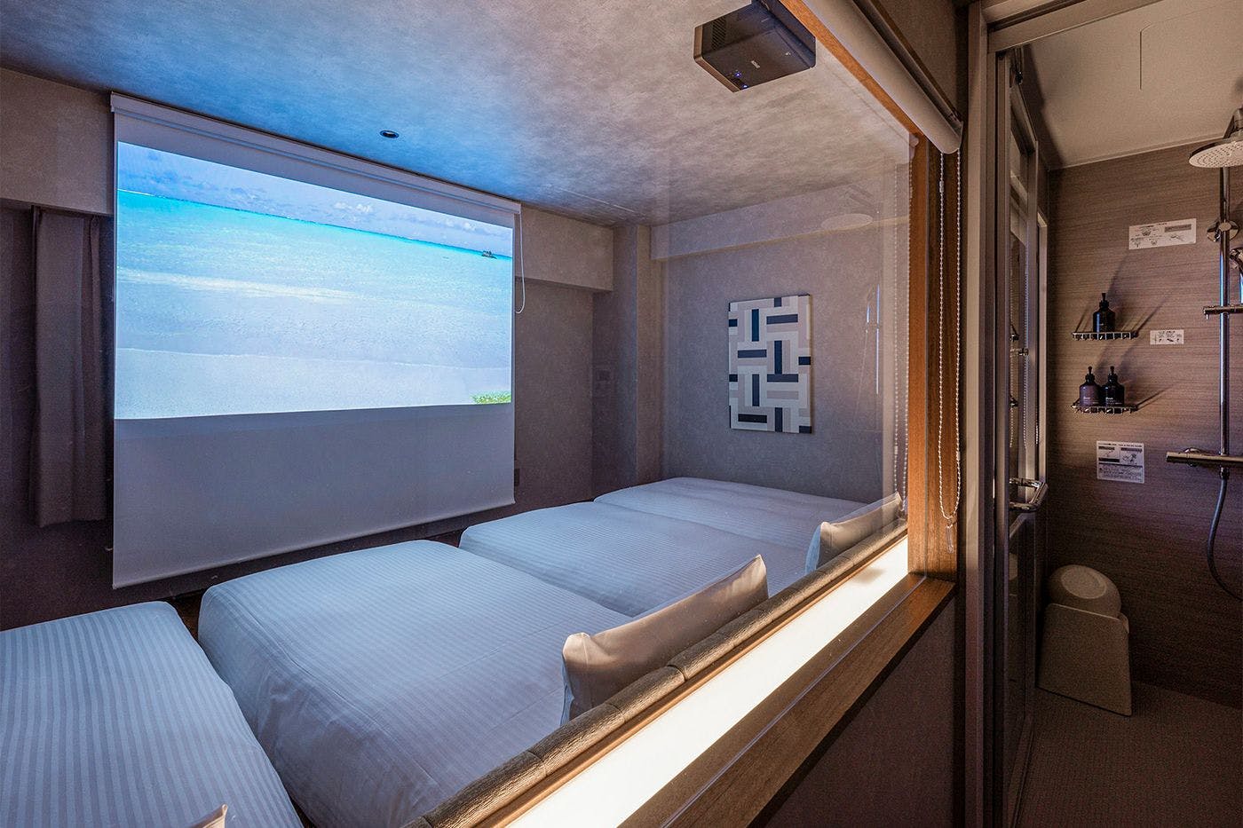 ภาพตัวอย่างการใช้งานโปรเจคเตอร์