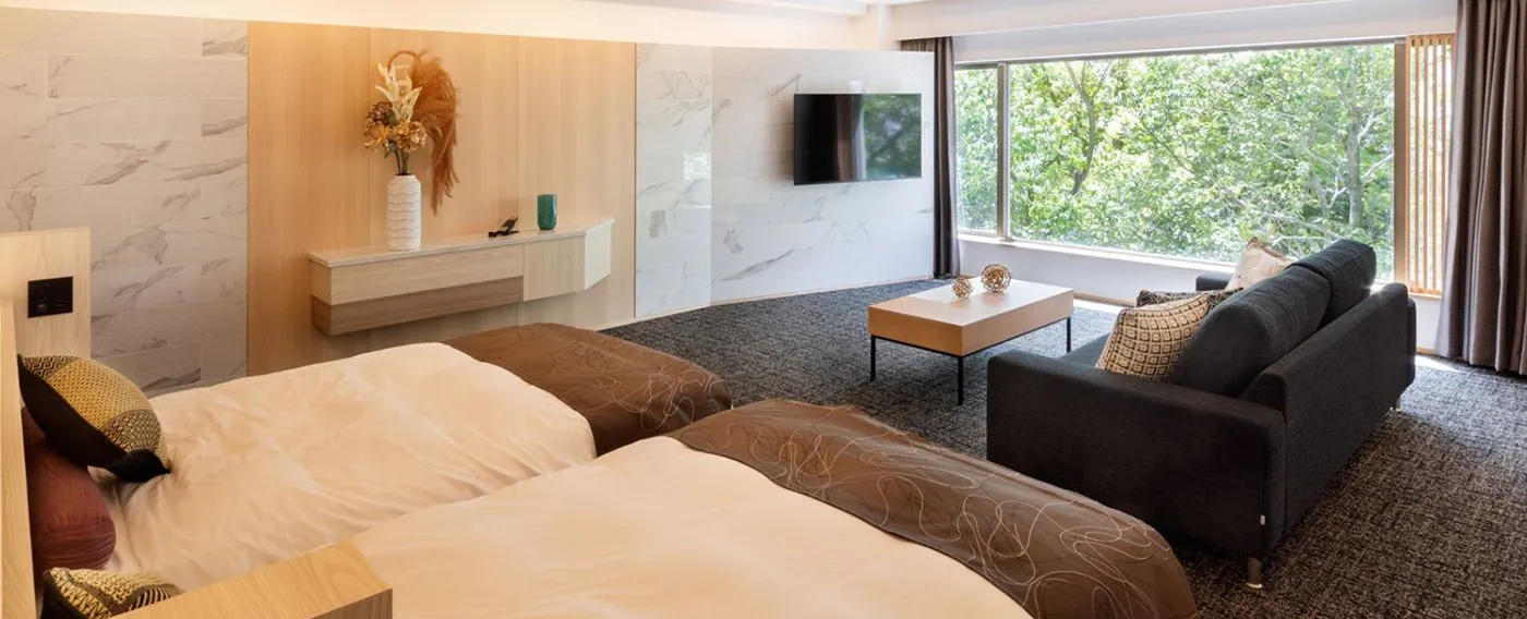 奢華半露天溫泉套房客房