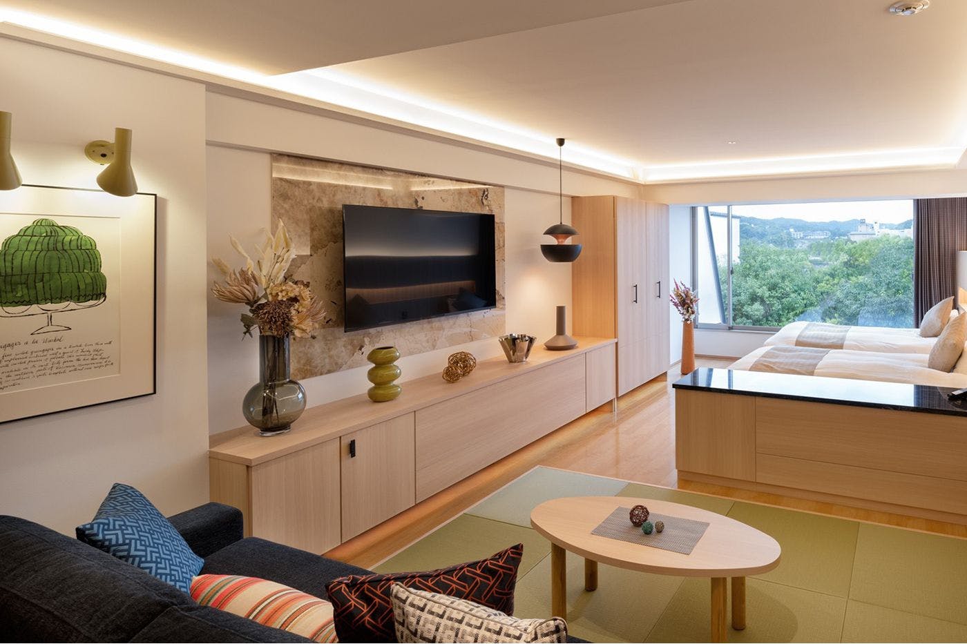 附露天溫泉的和洋式豪華房型