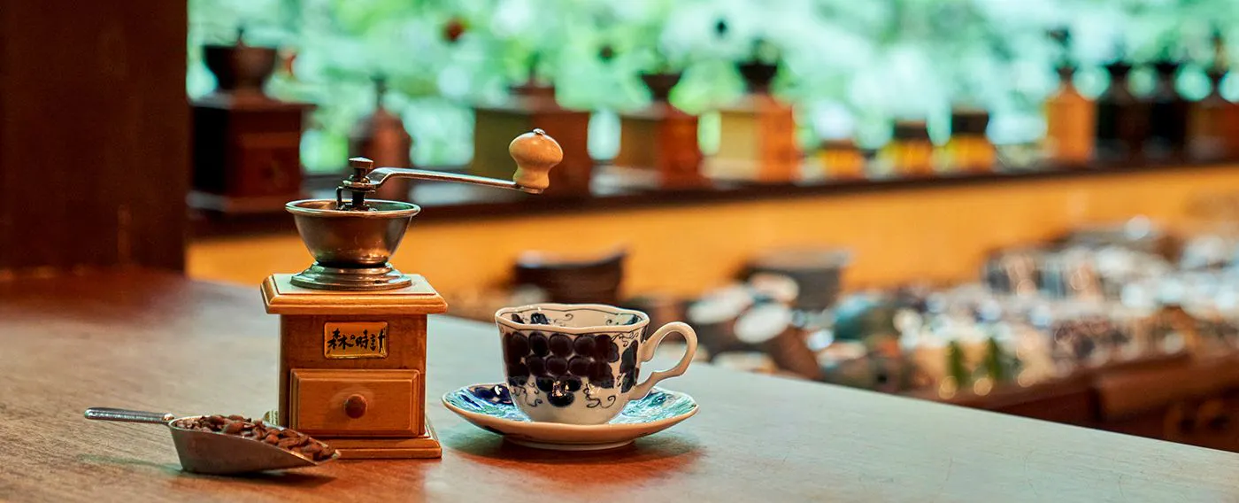コーヒーミル【珈琲 森の時計】