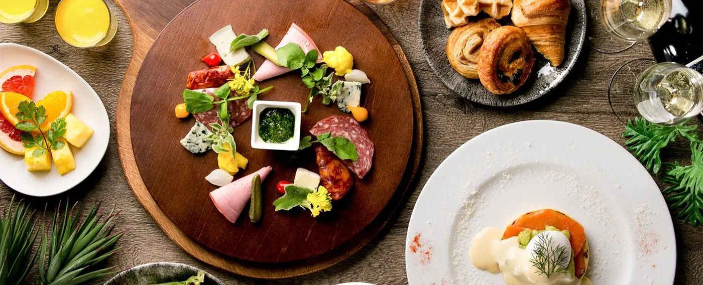 クラブラウンジでのご朝食