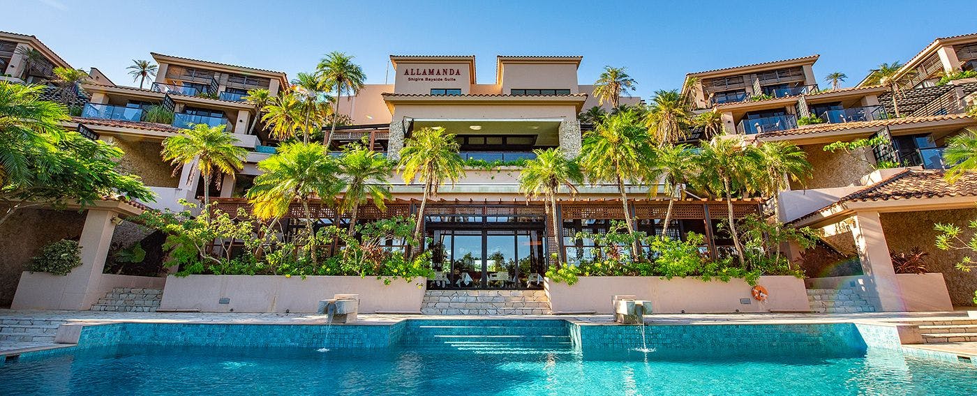 「住宿者專用泳池/泳池別墅潟湖棟」18m×8m，水深150cm的泳池。