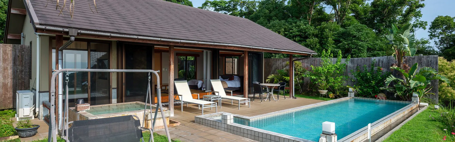 温泉水プール&夫婦露天風呂の離れ宿 悠離庵