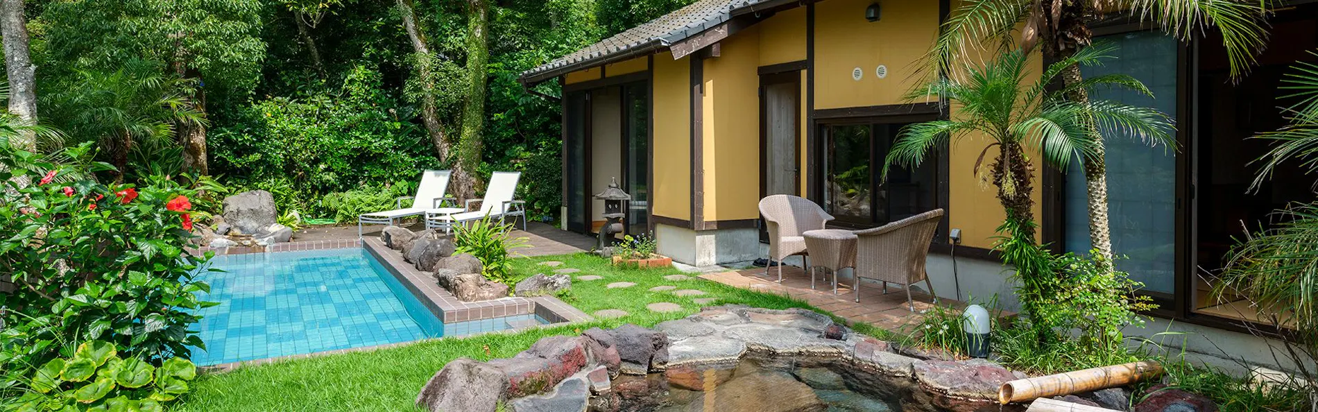 温泉水プール&夫婦露天風呂の離れ宿 悠離庵