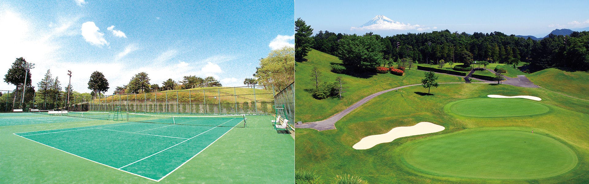 สนามเทนนิส / สนามกอล์ฟ