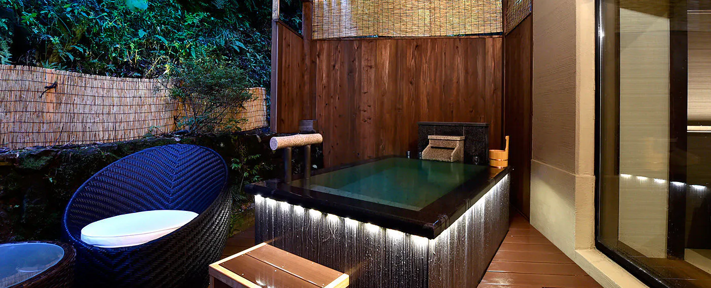 山のテラス 客室露天風呂