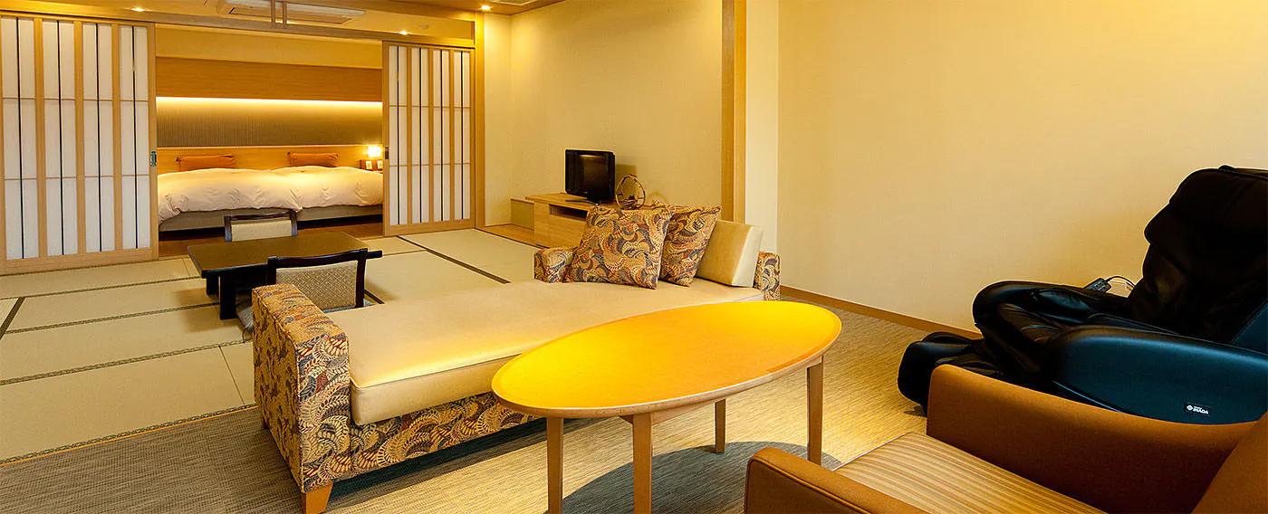 ห้องพักพร้อมบ่อน้ำพุร้อนกลางแจ้ง