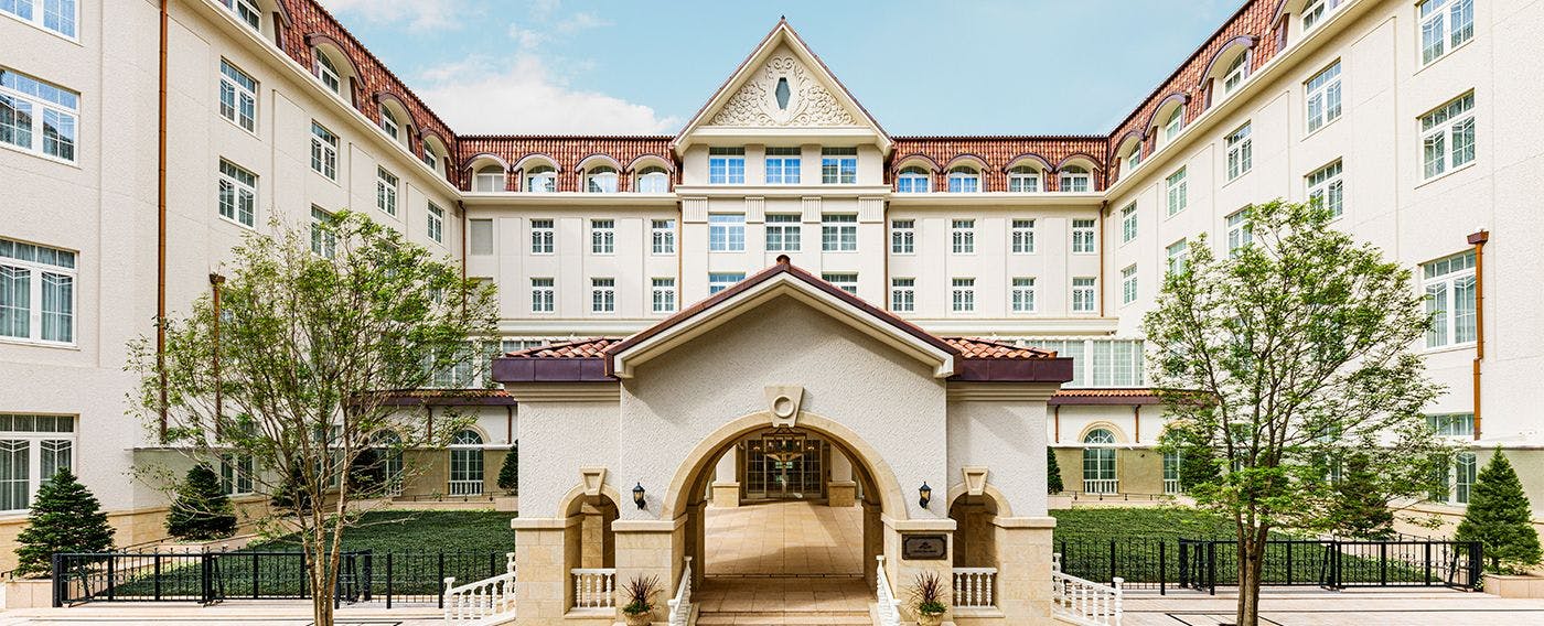 花のみち側　ホテル外観