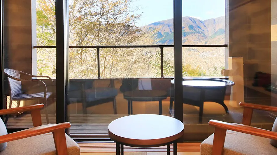 All Rooms with Open-Air Bath Guest Rooms Sengokuhara Onsen Centurion Hakone Villa