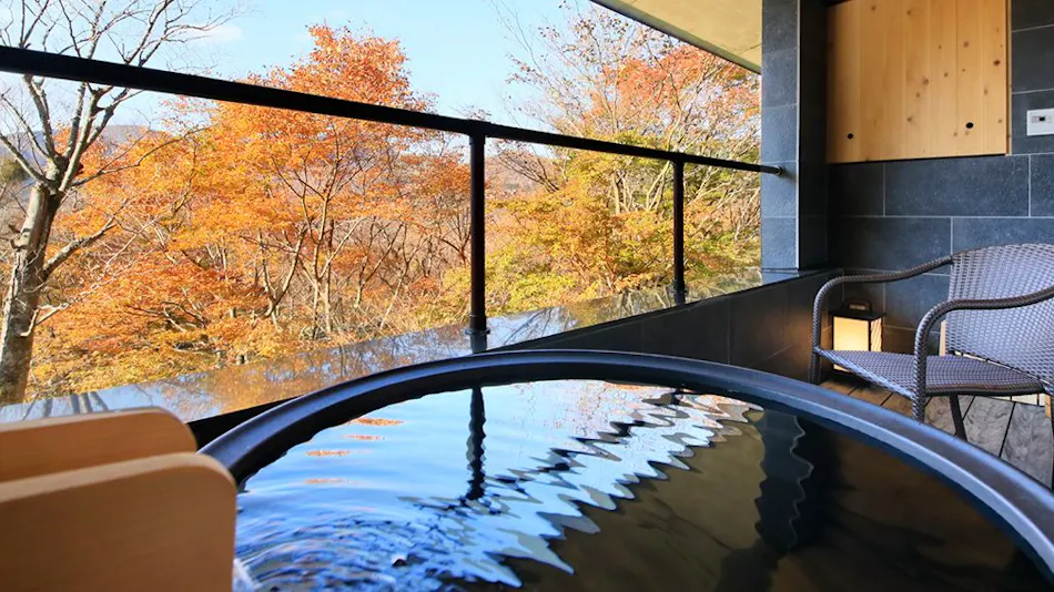 All Rooms with Open-Air Bath Guest Rooms Sengokuhara Onsen Centurion Hakone Villa