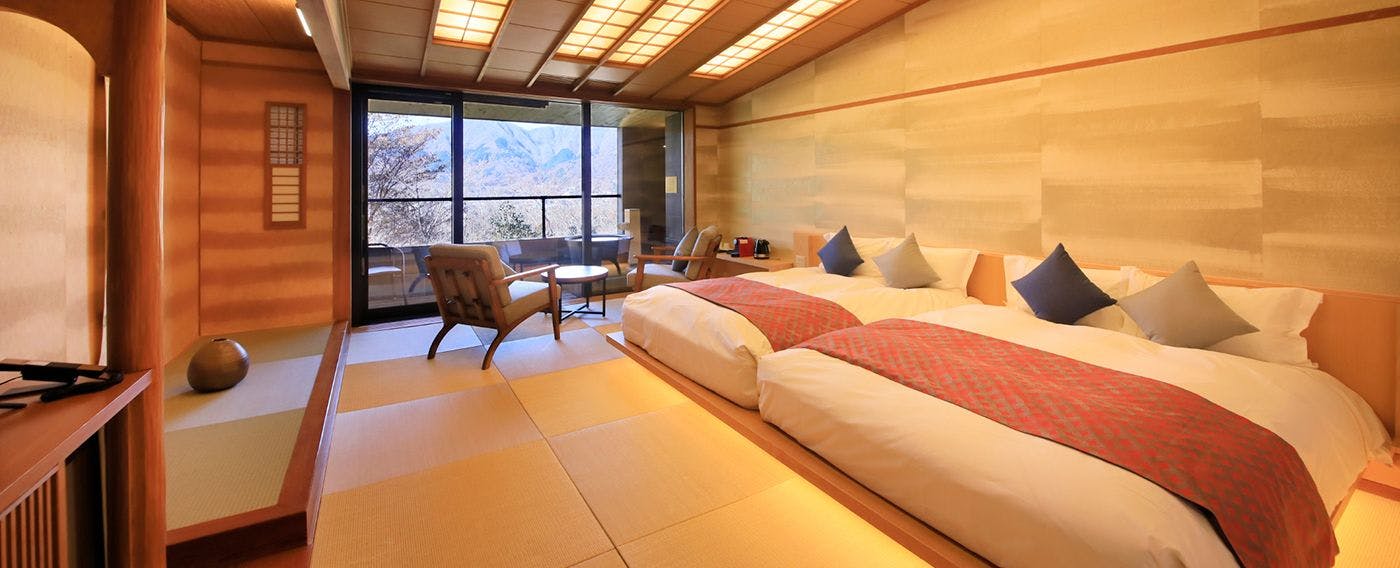 All Rooms with Open-Air Bath Guest Rooms Sengokuhara Onsen Centurion Hakone Villa