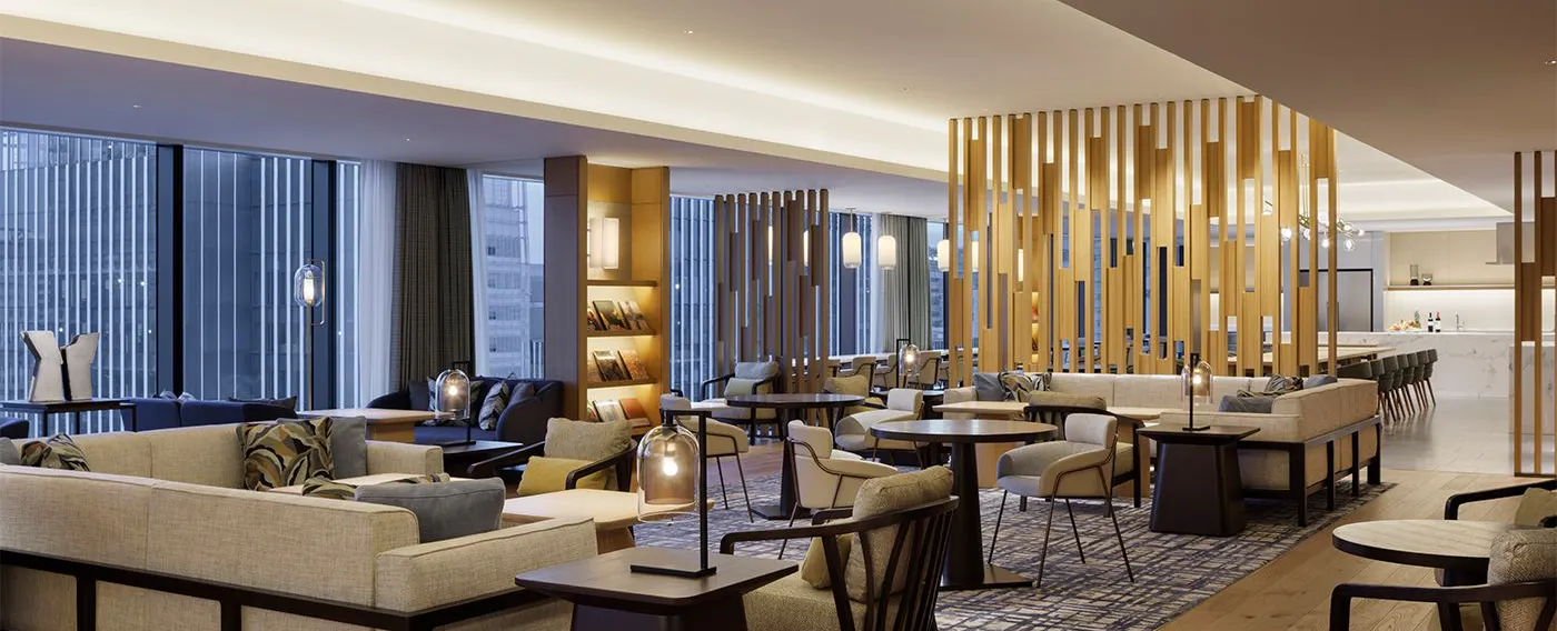 夕暮れの景色を楽しみながら上質なひとときをお過ごしください。